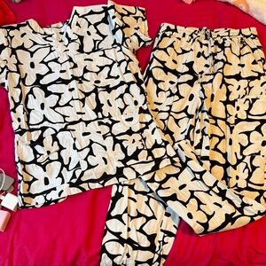 Gorman Black and White Floral Jumpsuit